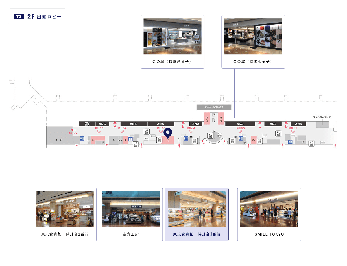 東京食賓館 時計台3番前